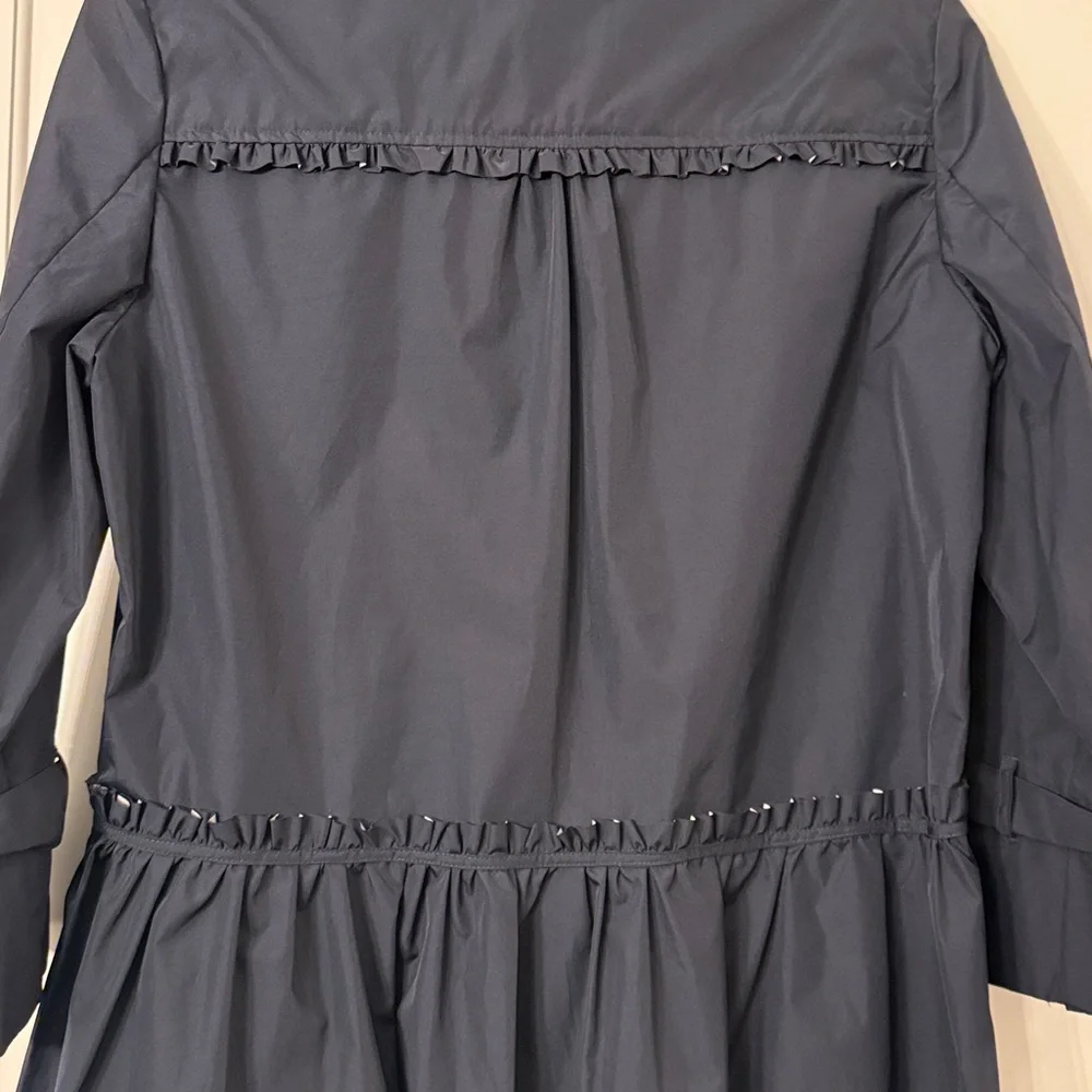 Chic Navy Women's Trench Coat - Picture 6 of 7